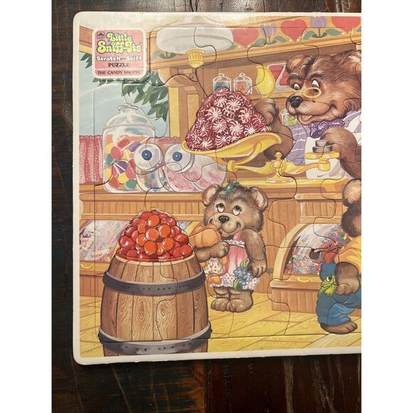 Lot Of 3 Vintage Children’s Puzzles Little Sniff-It’s Scratch And Sniff 1983 - Picture 2 of 13